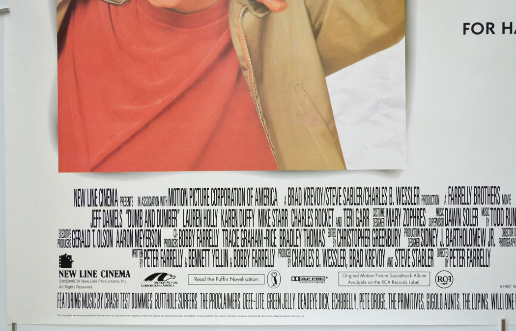 DUMB AND DUMBER (Bottom Left) Cinema Quad Movie Poster 