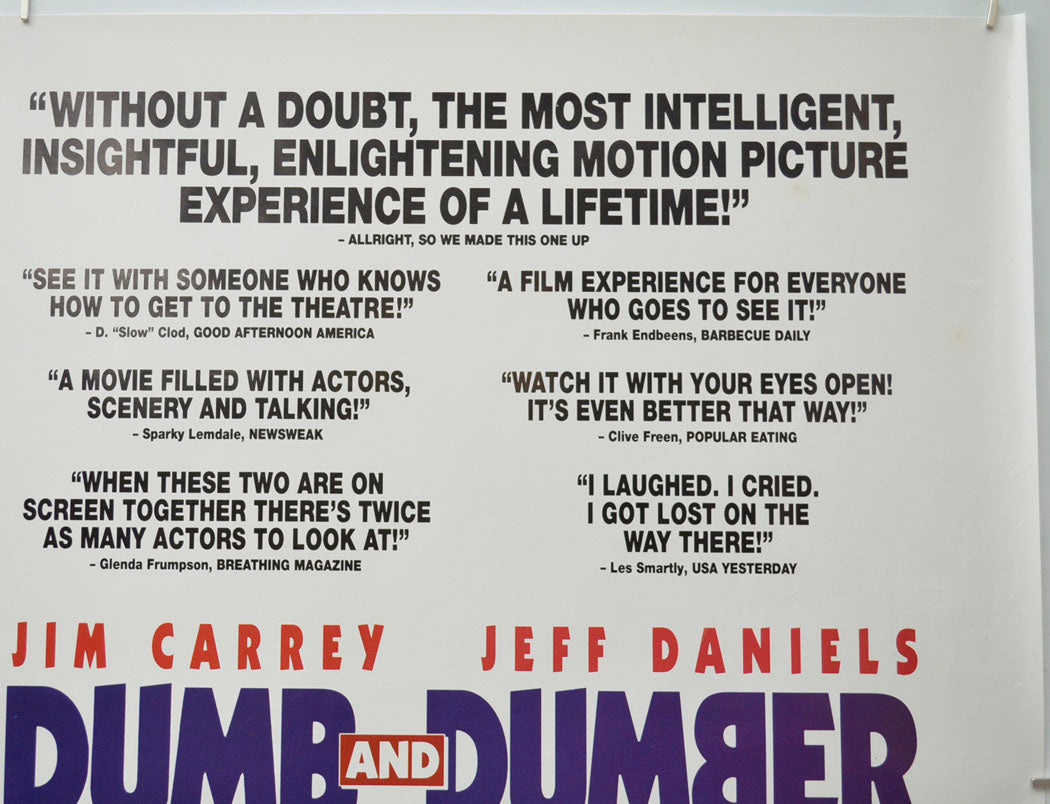 DUMB AND DUMBER (Top Right) Cinema Quad Movie Poster 