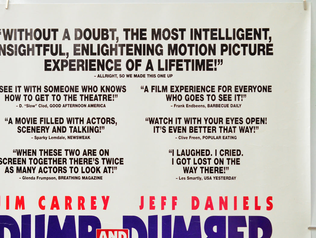 Dumb And Dumber (Top Right) Cinema Quad Movie Poster 