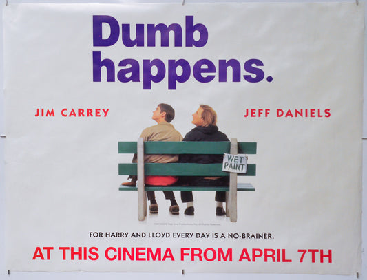 Dumb And Dumber - Original Quad Poster - Film Poster - Movie Poster