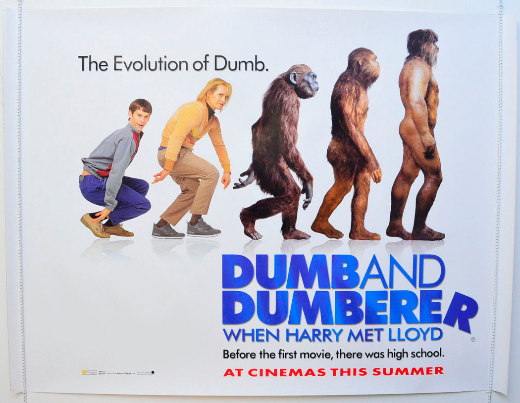 Dumb And Dumberer  (Teaser / Advance Version)   Original British Quad Poster - Film Poster - Movie Poster 