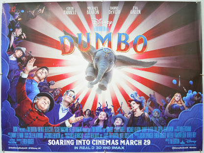 Dumbo - Original Quad Poster - Film Poster - Movie Poster