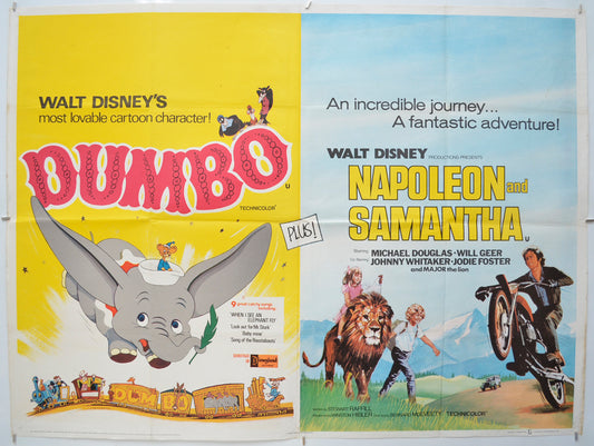 Dumbo / Napoleon And Samantha Original Quad Poster - Film Poster - Movie Poster