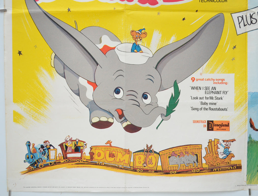 DUMBO / NAPOLEON AND SAMANTHA (Bottom Left) Cinema Quad Movie Poster 