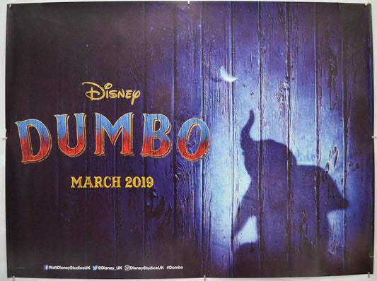 Dumbo - Original Quad Poster - Film Poster - Movie Poster