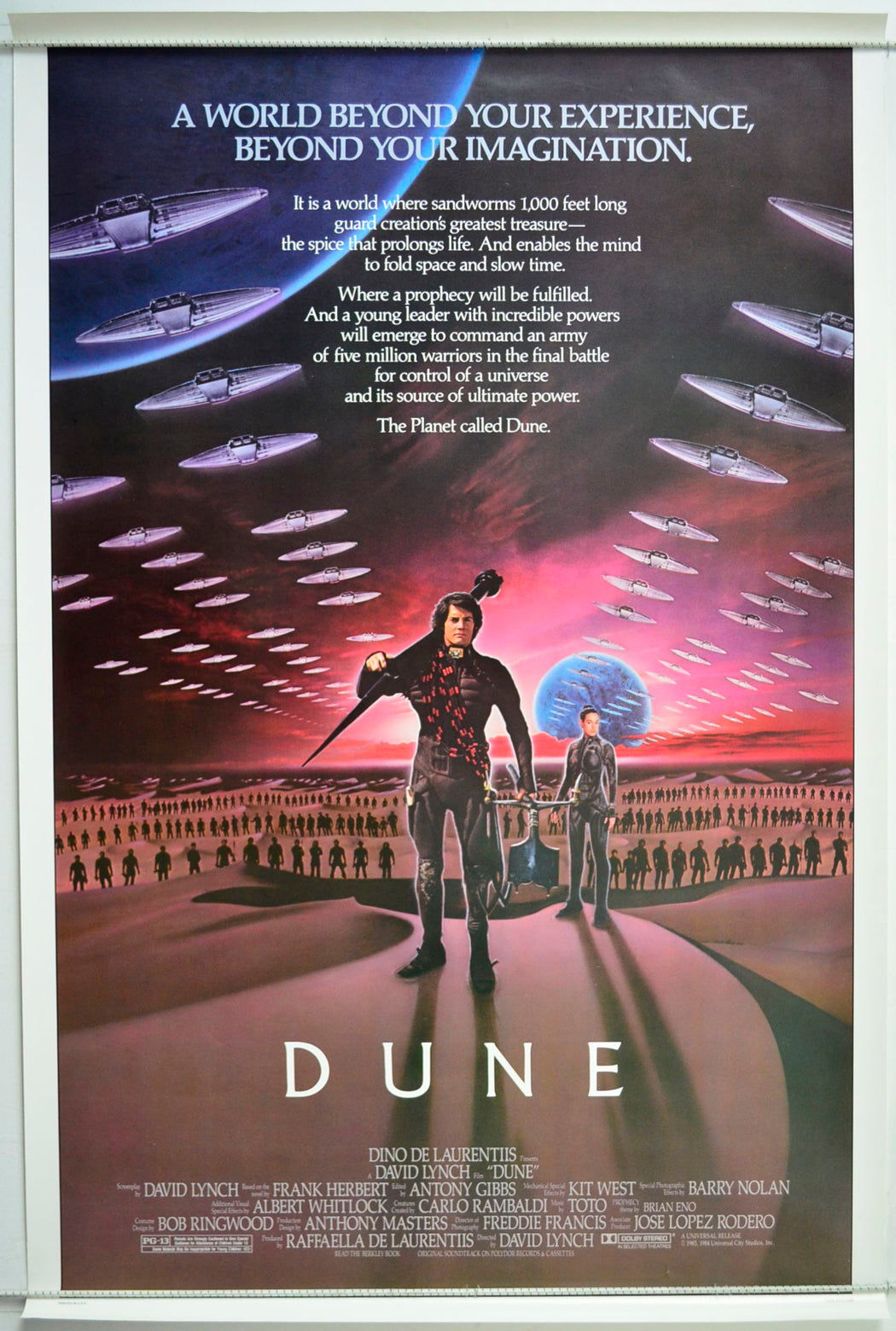 Dune Original One Sheet Poster - Movie Poster