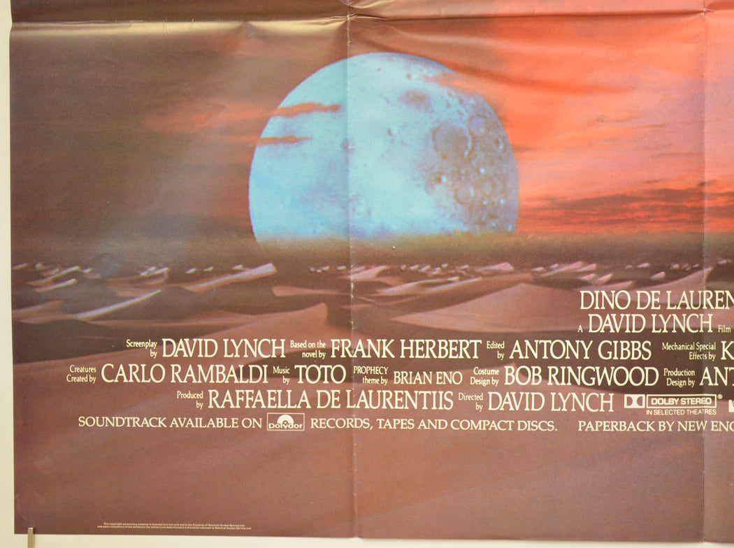 DUNE (Bottom Left) Cinema Quad Movie Poster 