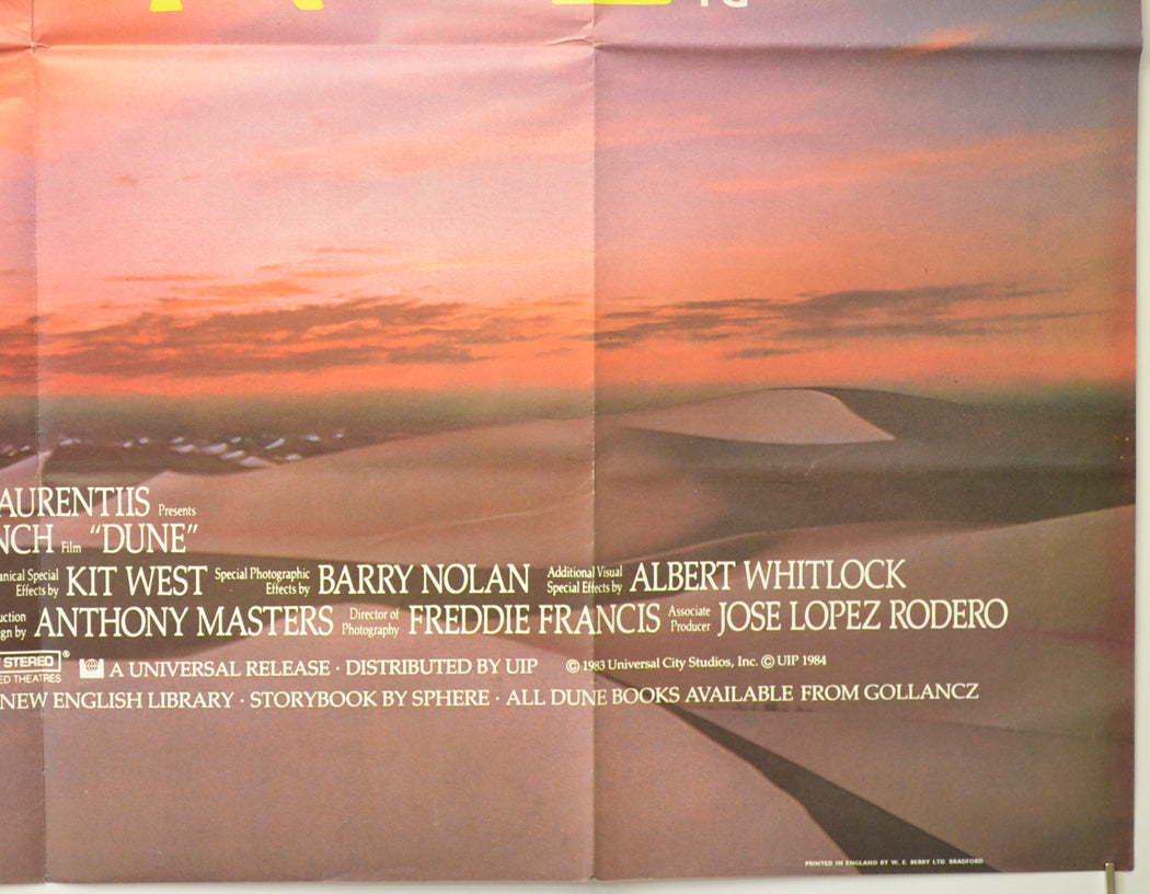 DUNE (Bottom Right) Cinema Quad Movie Poster 