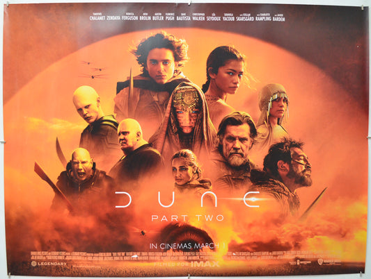 Dune: Part Two Original Quad Poster - Film Poster - Movie Poster