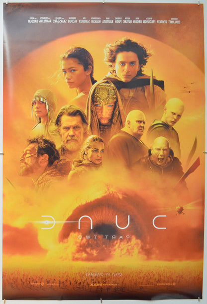 Dune: Part Two (Back) Cinema One Sheet Movie Poster 