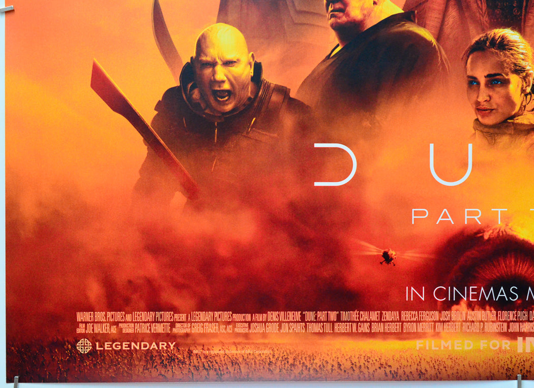 Dune: Part Two (Bottom Left) Cinema Quad Movie Poster 