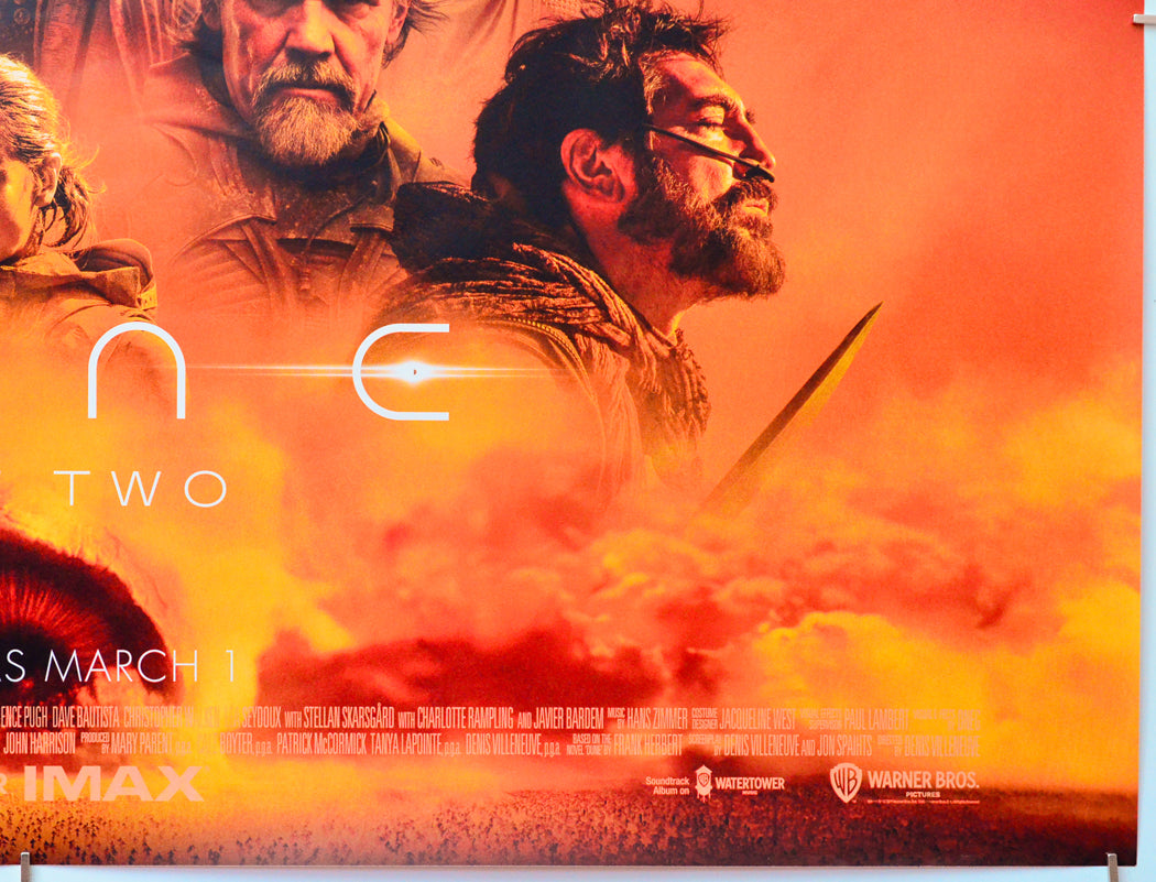 Dune: Part Two (Bottom Right) Cinema Quad Movie Poster 
