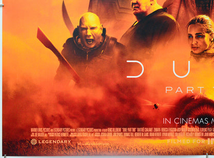 Dune: Part Two (Bottom Left) Cinema Quad Movie Poster 