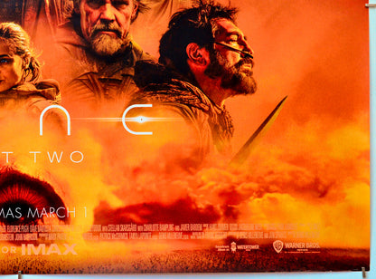 Dune: Part Two (Bottom Right) Cinema Quad Movie Poster 