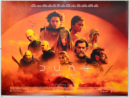 Dune: Part Two - Original Quad Poster - Film Poster - Movie Poster