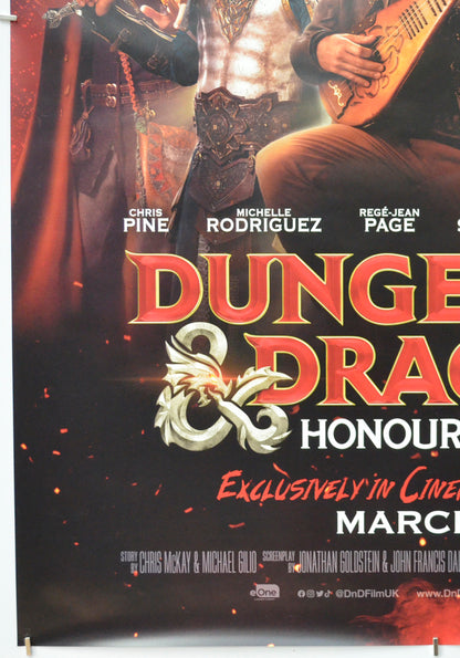 DUNGEONS AND DRAGONS: HONOUR AMONG THIEVES (Bottom Left) Cinema One Sheet Movie Poster 