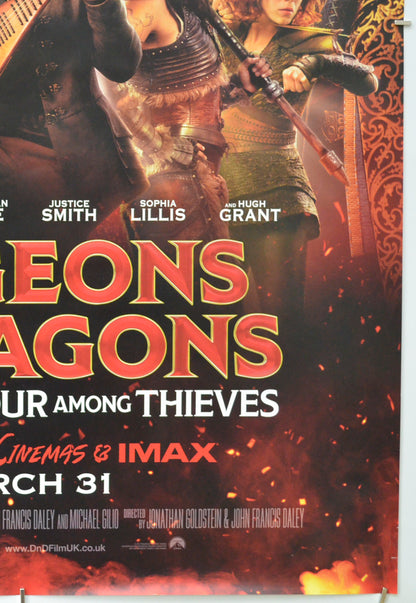 DUNGEONS AND DRAGONS: HONOUR AMONG THIEVES (Bottom Right) Cinema One Sheet Movie Poster 