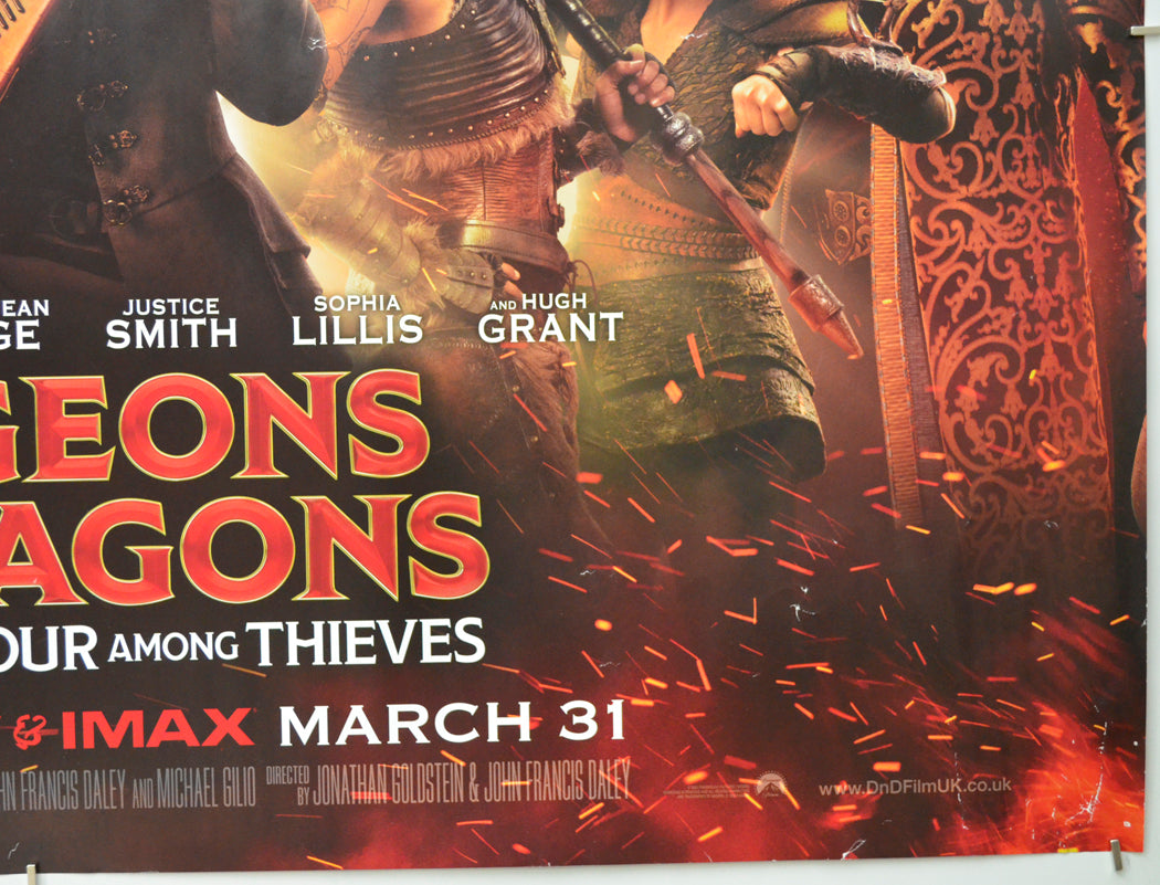 DUNGEONS & DRAGONS: HONOUR AMONG THIEVES (Bottom Right) Cinema Quad Movie Poster 