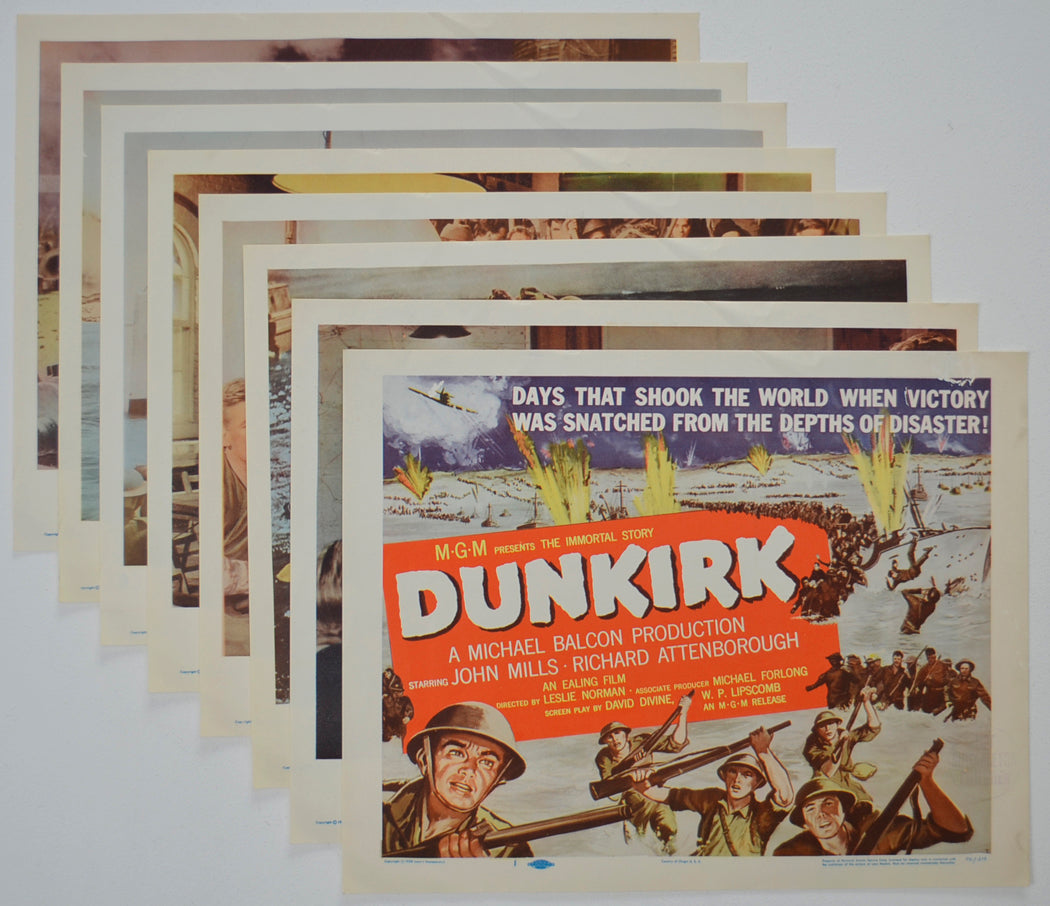 DUNKIRK (Full View) Cinema Set of Lobby Cards  