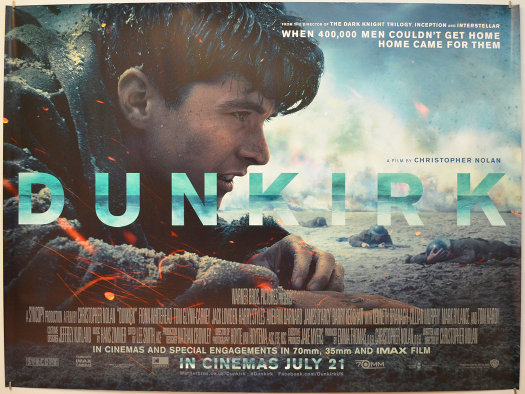 Dunkirk Original Quad Poster - Film Poster - Movie Poster