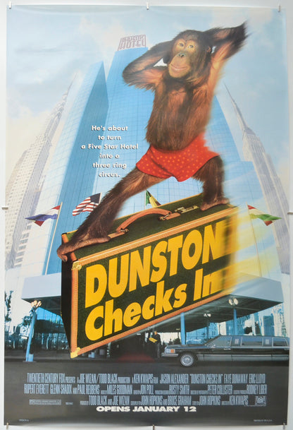 Dunston Checks In - Original One Sheet Poster - Film Poster - Movie Poster