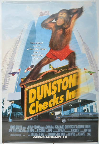 Dunston Checks In - Original One Sheet Poster - Film Poster - Movie Poster