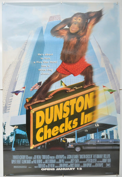 Dunston Checks In Original One Sheet Poster - Film Poster - Movie Poster