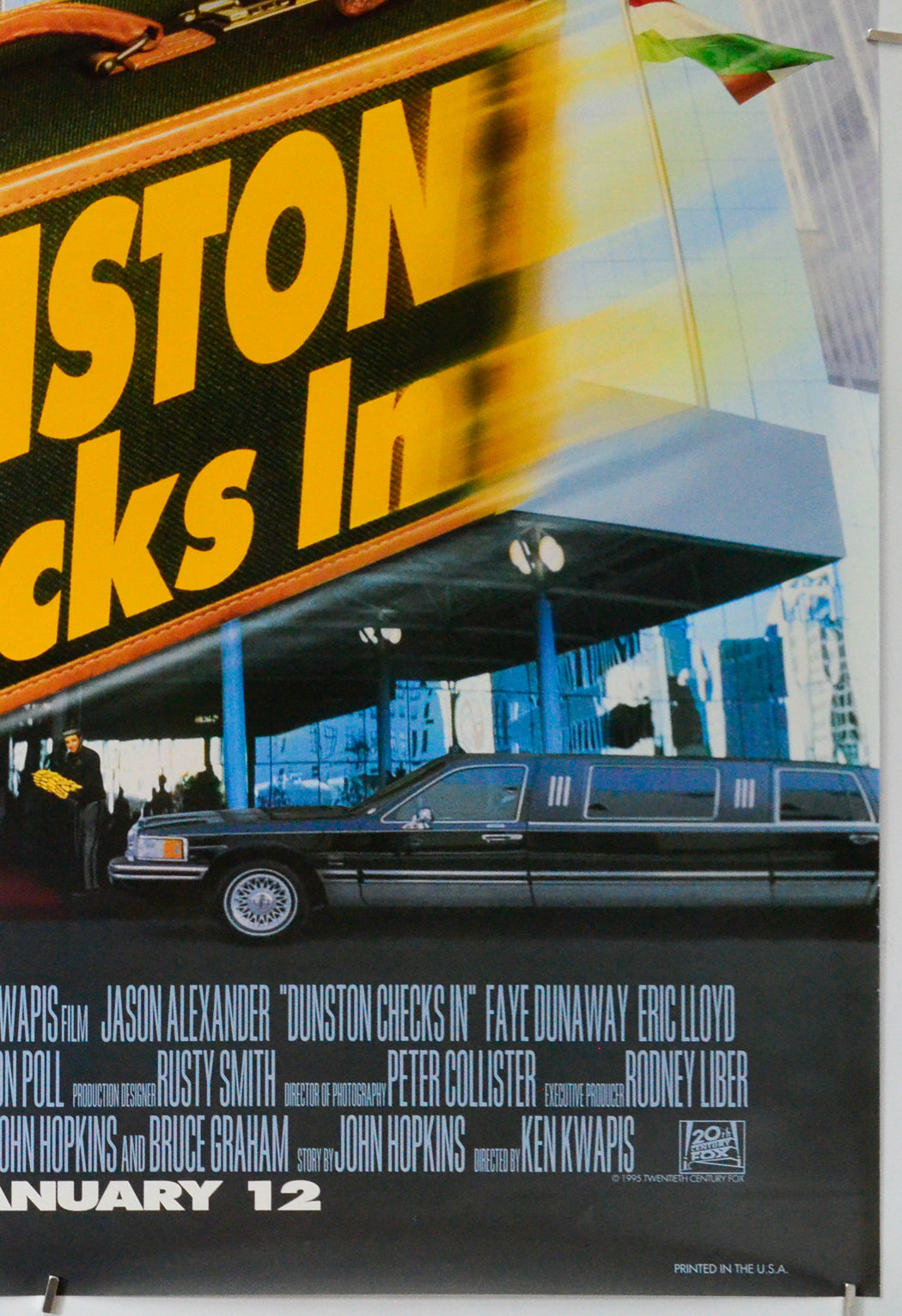 Dunston Checks In (Bottom Right) Cinema One Sheet Movie Poster 