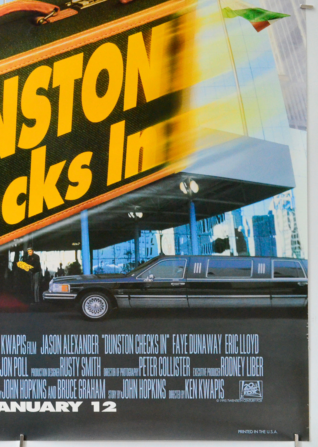 Dunston Checks In (Bottom Left) Cinema One Sheet Movie Poster 
