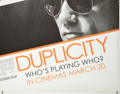 DUPLICITY (Bottom Right) Cinema Quad Movie Poster 