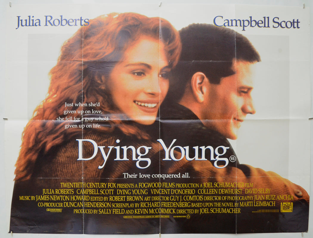 Dying Young Original Quad Poster - Film Poster - Movie Poster