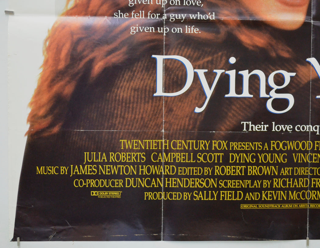 DYING YOUNG (Bottom Left) Cinema Quad Movie Poster 