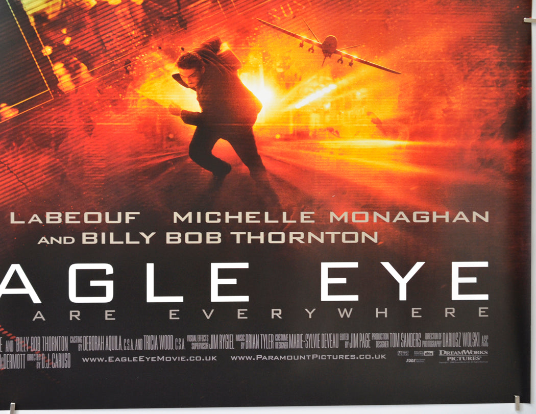 Eagle Eye (Bottom Right) Cinema Quad Movie Poster 