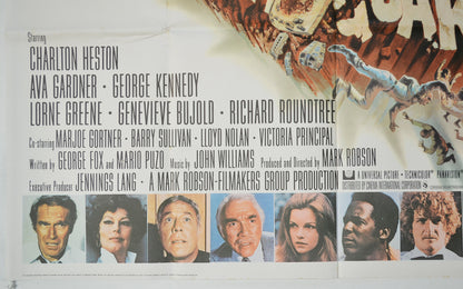 EARTHQUAKE (Bottom Left) Cinema Quad Movie Poster 