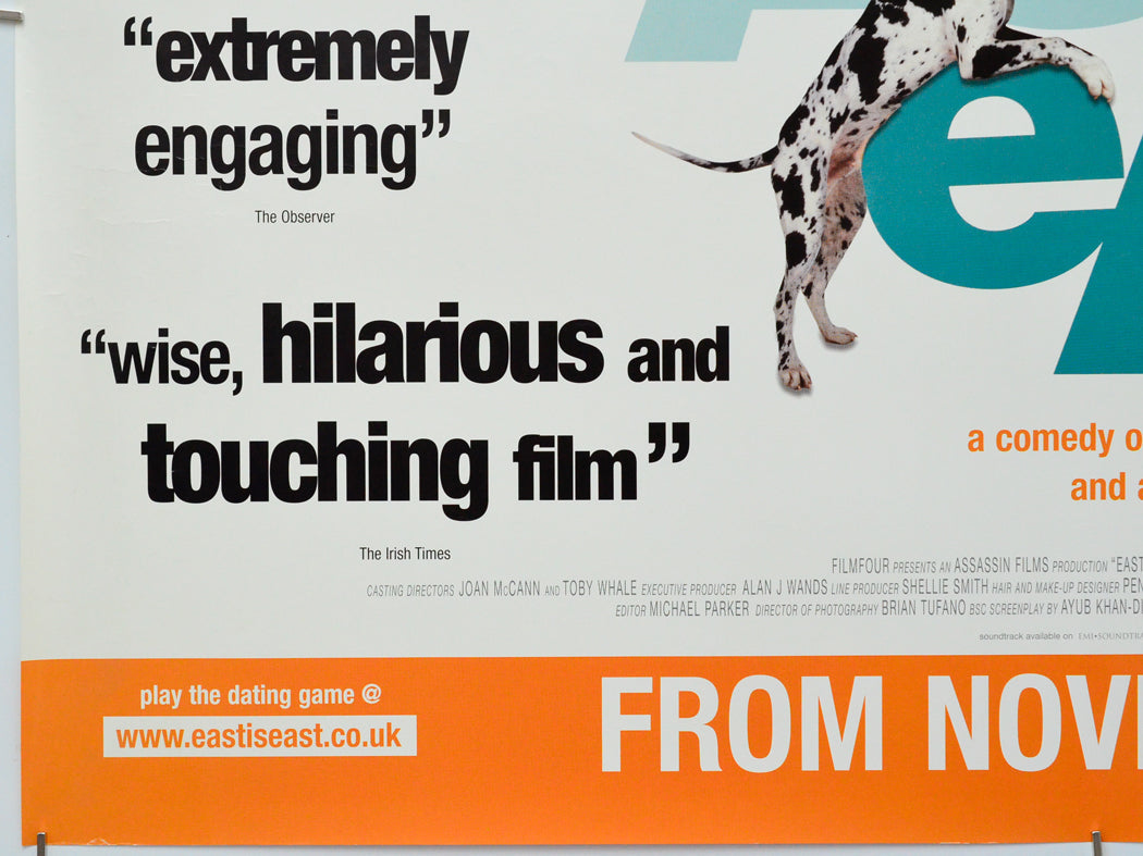 East Is East (Bottom Left) Cinema Quad Movie Poster 