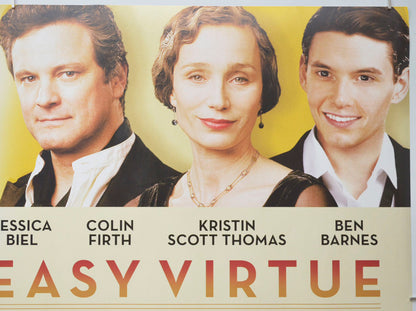 EASY VIRTUE (Top Right) Cinema Quad Movie Poster 