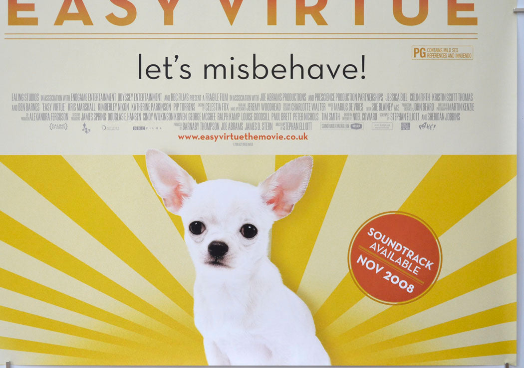 EASY VIRTUE (Bottom Right) Cinema Quad Movie Poster 