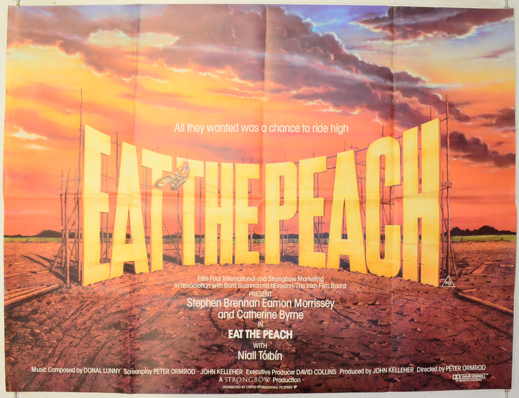 Eat The Peach Original British Quad Poster - Film Poster - Movie Poster 