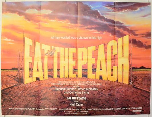 Eat The Peach Original British Quad Poster - Film Poster - Movie Poster 