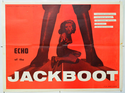Echo Of The Jackboot - Original Quad Poster - Film Poster - Movie Poster
