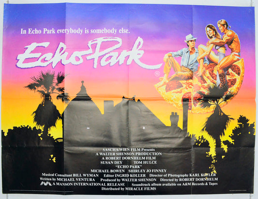 Echo Park Original British Quad Poster - Film Poster - Movie Poster 