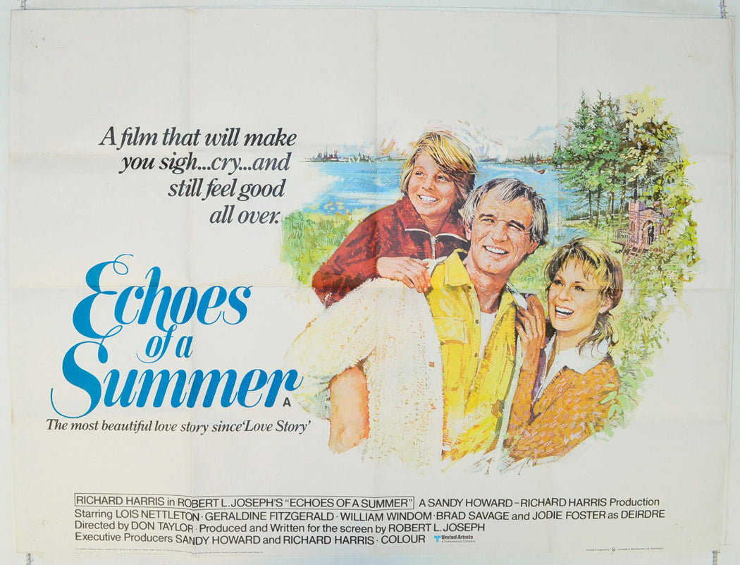 Echoes Of A Summer  Original British Quad Poster - Film Poster - Movie Poster