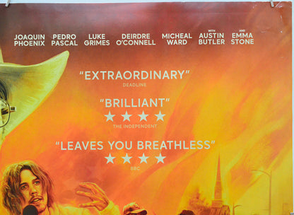 Eddington (Top Right) Cinema Quad Movie Poster 