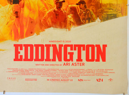 Eddington (Bottom Right) Cinema Quad Movie Poster 