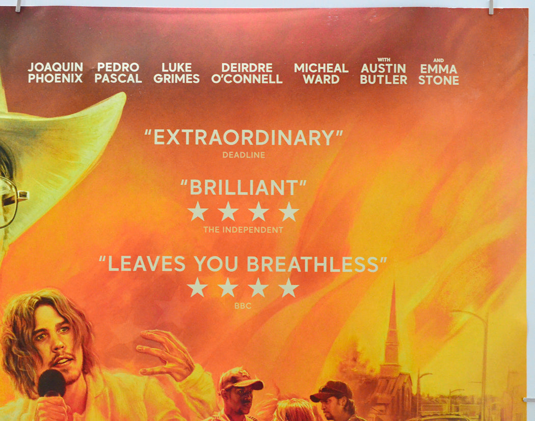 Eddington (Top Right) Cinema Quad Movie Poster 