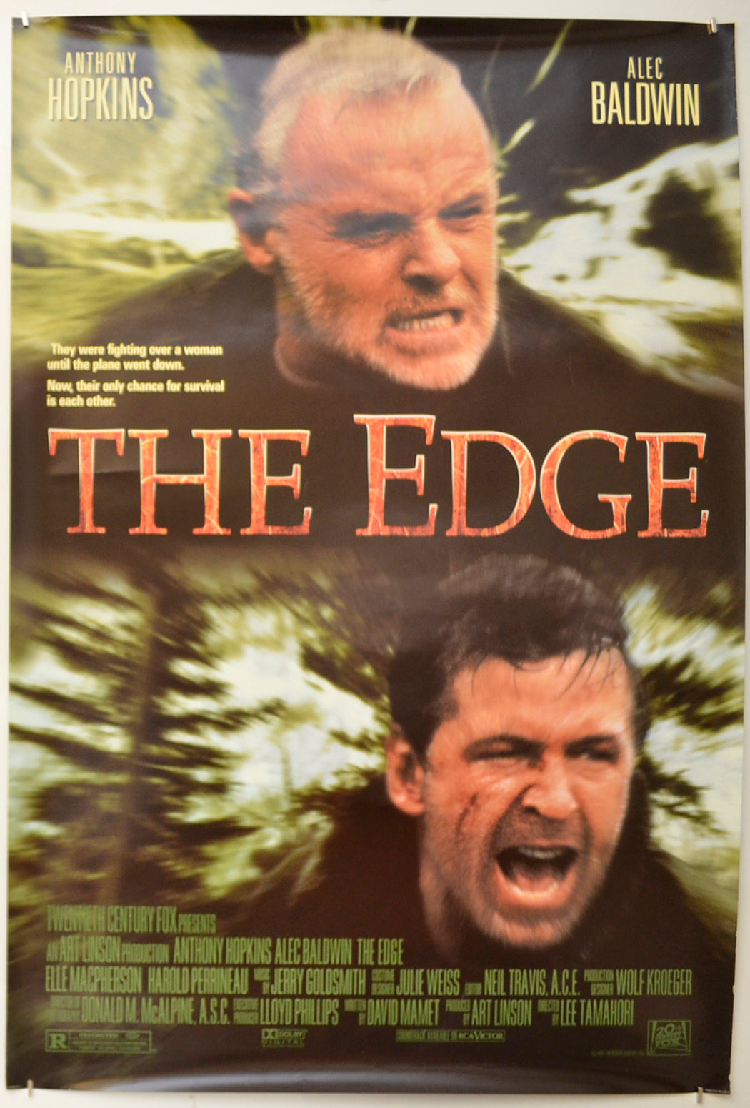 The Edge Original One Sheet Poster - Film Poster - Movie Poster