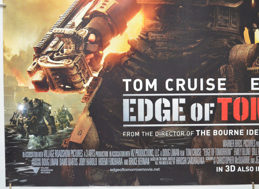 Edge Of Tomorrow (Bottom Left) Cinema Quad Movie Poster 