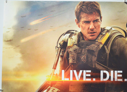 Edge Of Tomorrow (Top Left) Cinema Quad Movie Poster 