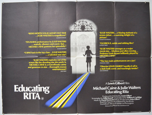 Educating Rita Original Quad Poster - Film Poster - Movie Poster