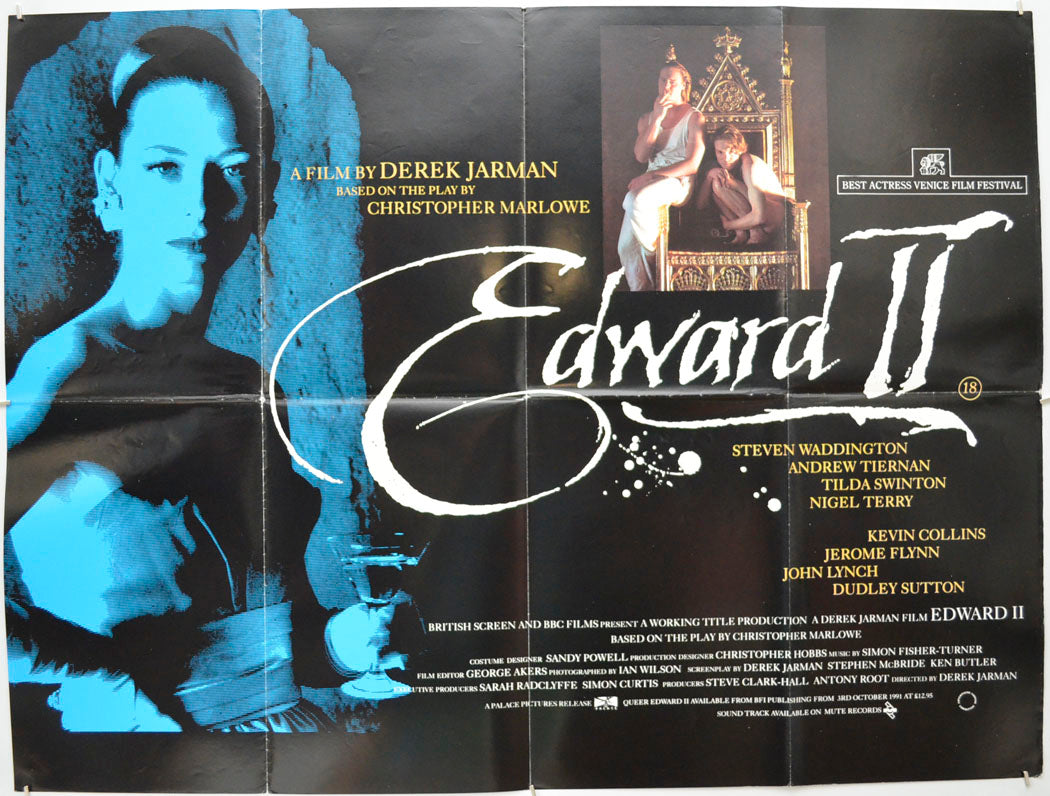 Edward II Original Quad Poster - Film Poster - Movie Poster